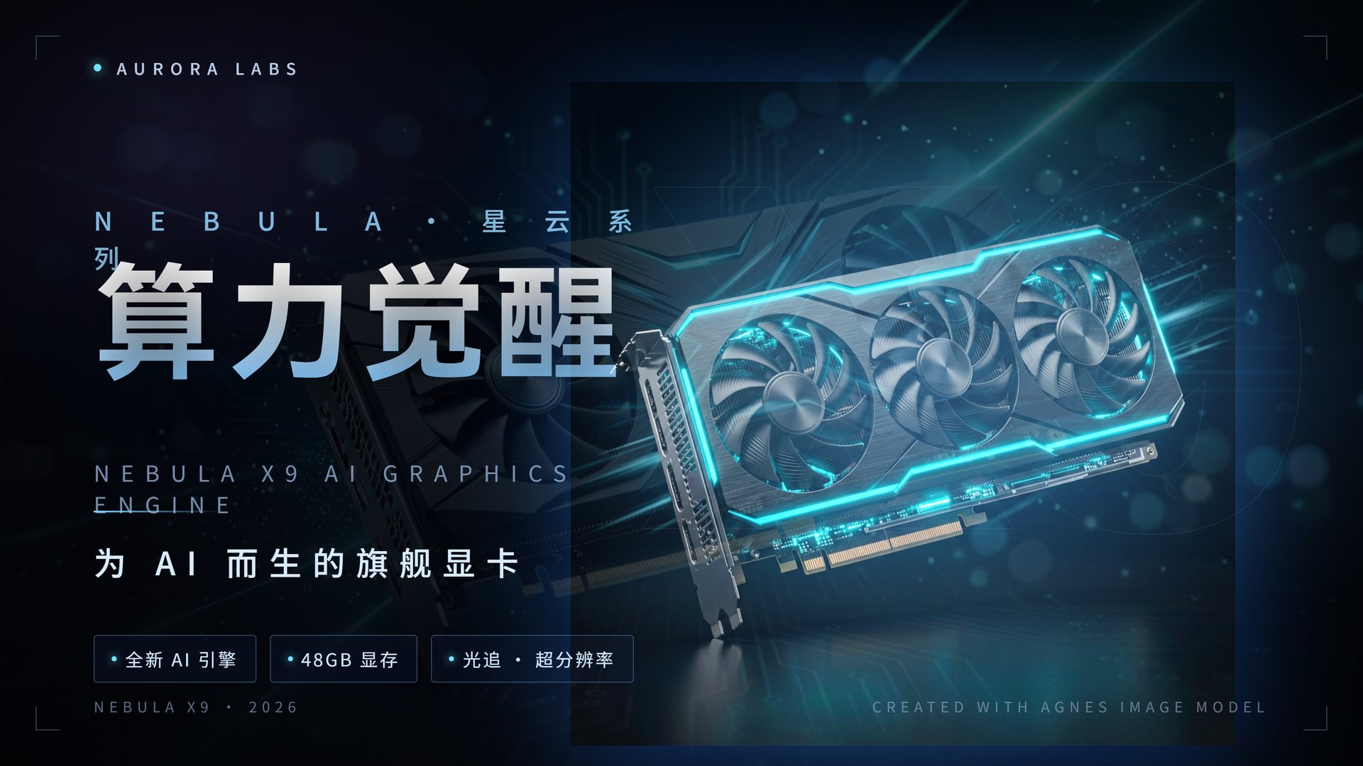 显卡产品广告：算力觉醒